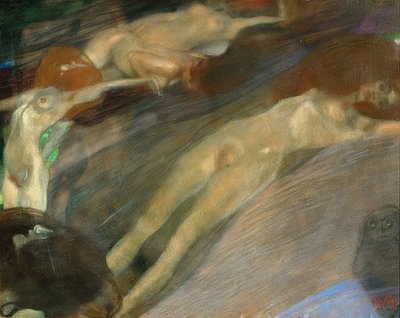Moving Water by Gustav Klimt