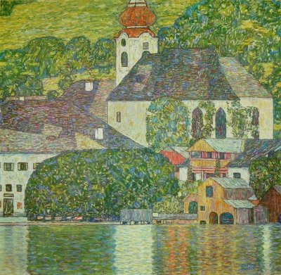 Church in Unterach on Attersee-Lake by Gustav Klimt