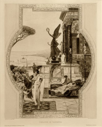 The Ancient Theater in Taormina by Gustav Klimt
