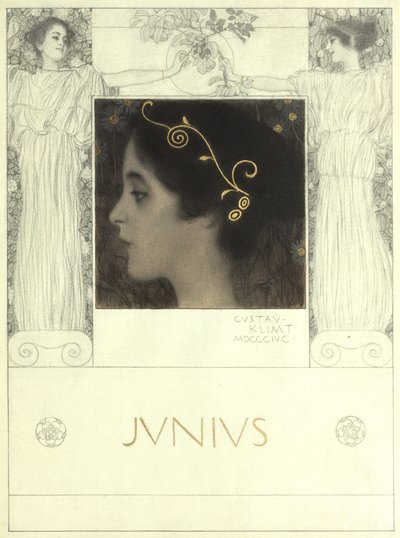 June by Gustav Klimt