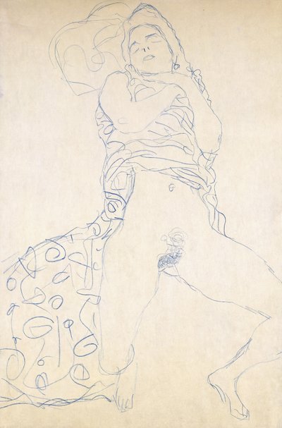 Nude by Gustav Klimt