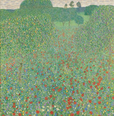 Poppy Field by Gustav Klimt