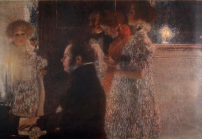 Schubert at the Piano by Gustav Klimt