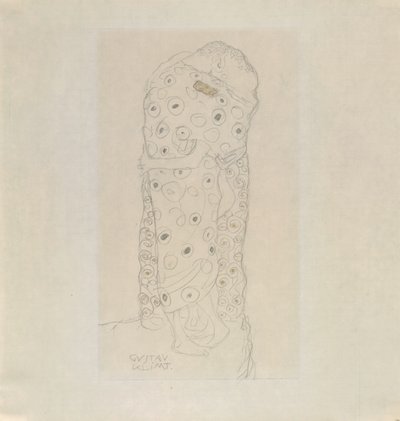 Standing Pair of Lovers by Gustav Klimt
