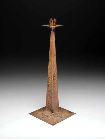 Candlestick by Gustav Stickley