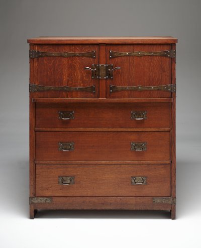 Linen chest by Gustav Stickley