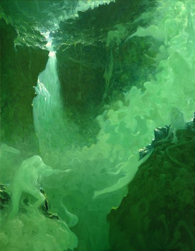 Rjukan Waterfall by Gustav Wentzel