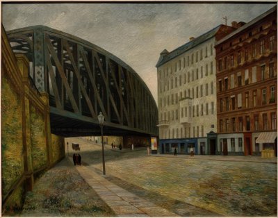 Bridge over Ackerstraße, Berlin North by Gustav Wunderwald