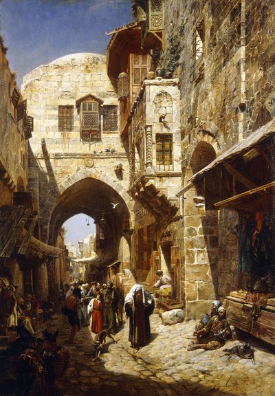 Davidstrasse, Jerusalem by Gustave Bauernfeind