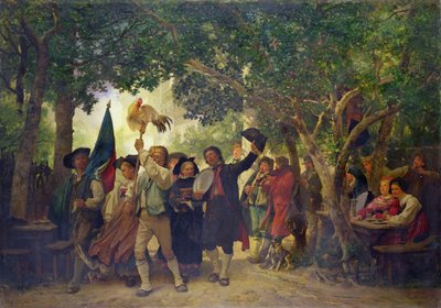The Winner of the Cock Dance by Gustave Brion