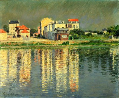 Banks of the Seine at Argenteuil, 1889 by Gustave Caillebotte