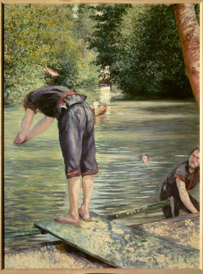 Bathers by Gustave Caillebotte