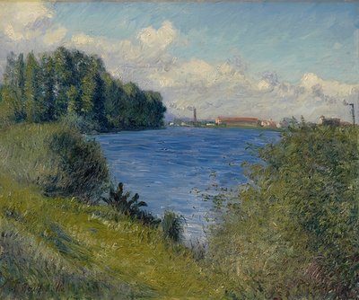 The Seine at Argenteuil by Gustave Caillebotte