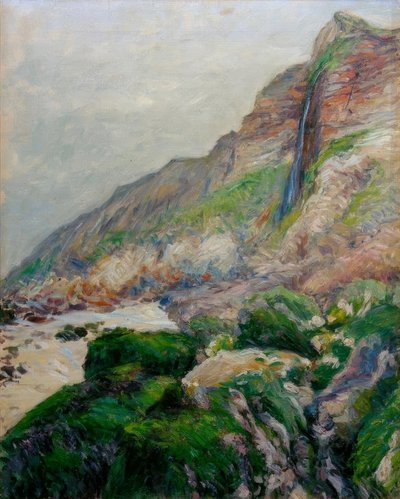 Cliff in Normandy by Gustave Caillebotte