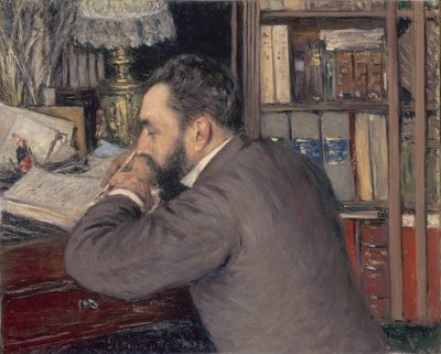 Henri Cordier, 1849-1925, 1883 by Gustave Caillebotte