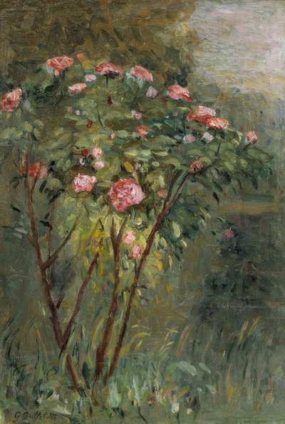 The Rosebush by Gustave Caillebotte