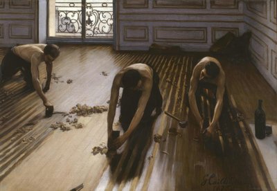 The Floor Scrapers by Gustave Caillebotte