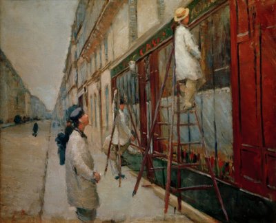 House Painters (sketch) by Gustave Caillebotte