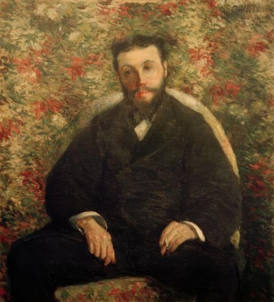 Portrait of A. Cassabois by Gustave Caillebotte