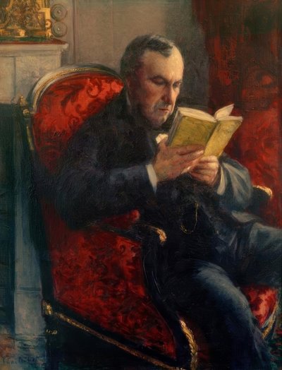 Portrait of Eugène Daufresne by Gustave Caillebotte