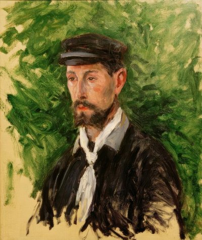 Portrait of Eugène Lamy, Bust by Gustave Caillebotte
