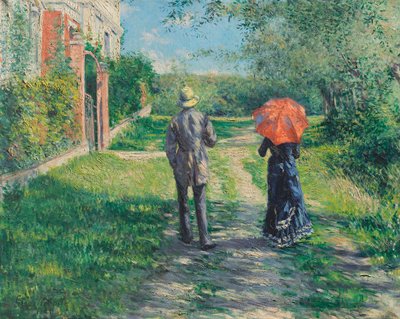 The Path Uphill by Gustave Caillebotte