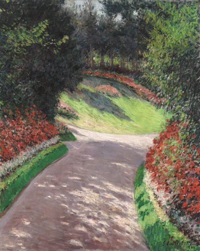 The Path in the Garden by Gustave Caillebotte