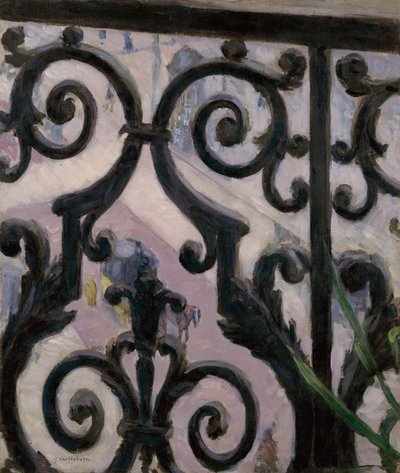 View from a Balcony by Gustave Caillebotte