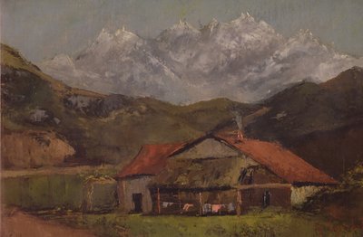 A Hut in the Mountains by Gustave Courbet