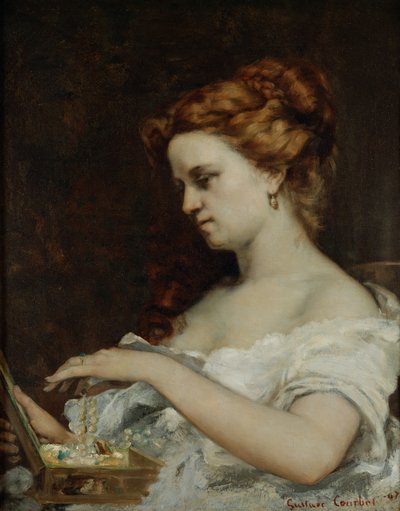 A Woman with Jewellery, 1867 by Gustave Courbet