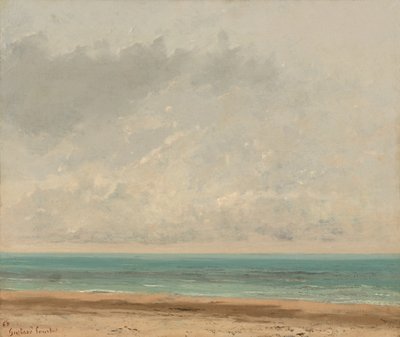 Calm Sea, 1866 by Gustave Courbet