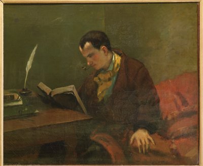 Charles Baudelaire by Gustave Courbet