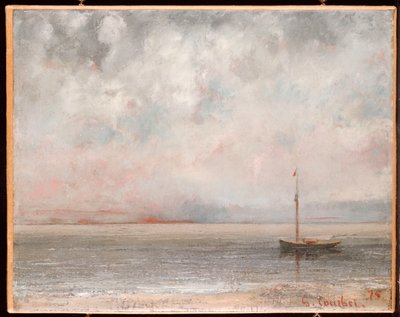 Clouds on Lake Geneva by Gustave Courbet