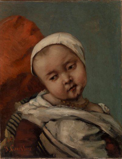 Head of a Baby, 1865 by Gustave Courbet