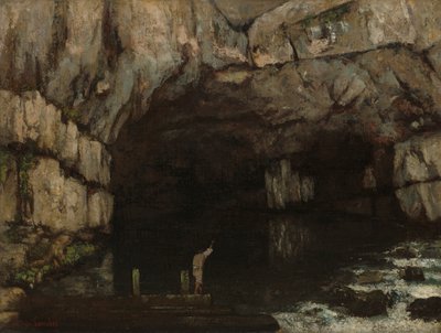 The Cave of Loue by Gustave Courbet