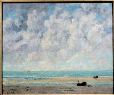 The Sea in Calm Weather by Gustave Courbet