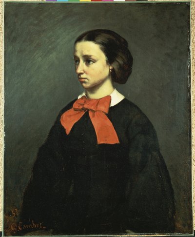 Portrait of Mlle. Jacquet, 1857 by Gustave Courbet