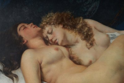 Sleep by Gustave Courbet