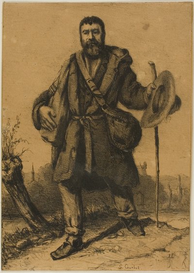 The Apostle Jean Journet by Gustave Courbet