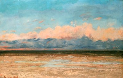 The Sea at Palavas by Gustave Courbet