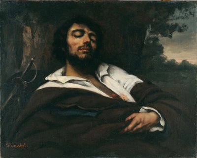 The Wounded Man by Gustave Courbet