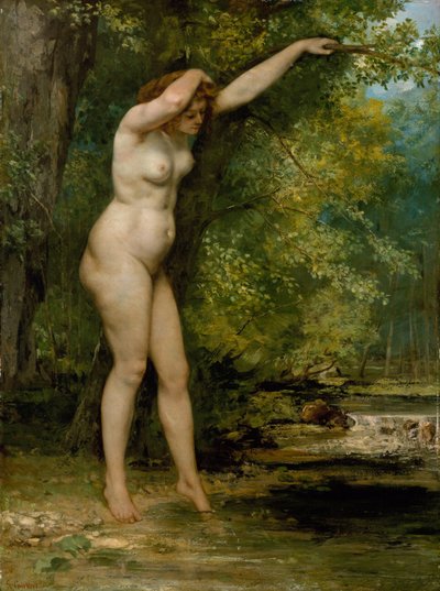 The Young Bather by Gustave Courbet