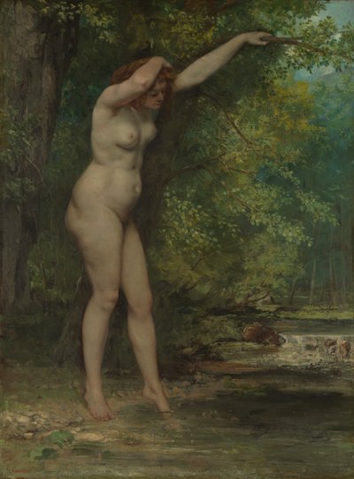 The Young Bather, 1866 by Gustave Courbet