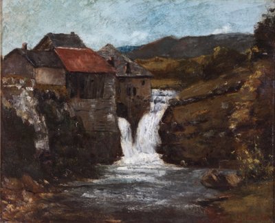 The mill at Orbe, 1839-1877 by Gustave Courbet