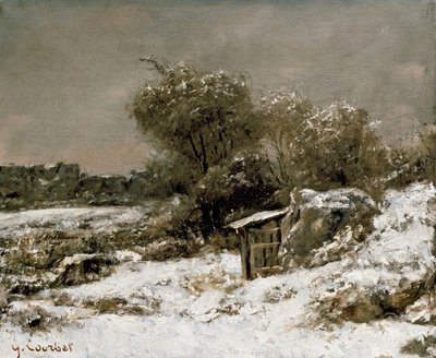 Winter Scene, 19th century by Gustave Courbet