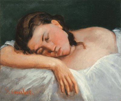 Young Girl Asleep, 1847 by Gustave Courbet