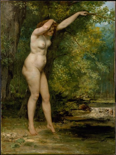 Young Bather by Gustave Courbet