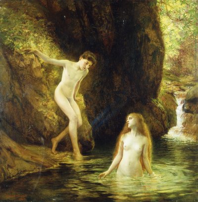Daphnis and Chloe by Gustave Claude Etienne Courtois
