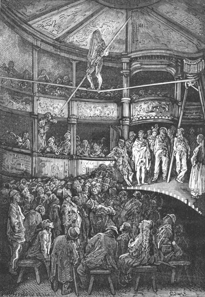 Blondin at Shoreditch by Gustave Dore