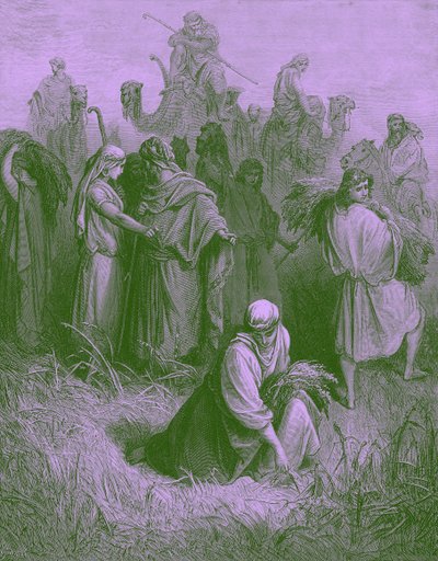 Boaz and Ruth by Gustave Dore